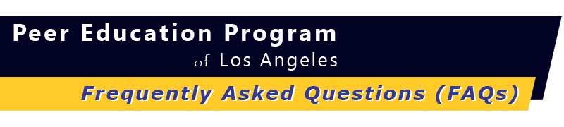 Welcome to PEP LA - Frequently Asked Questions