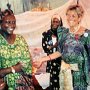Victoria Sebaguereka, MP, Halima and Wendy, Uganda - Feb 2005